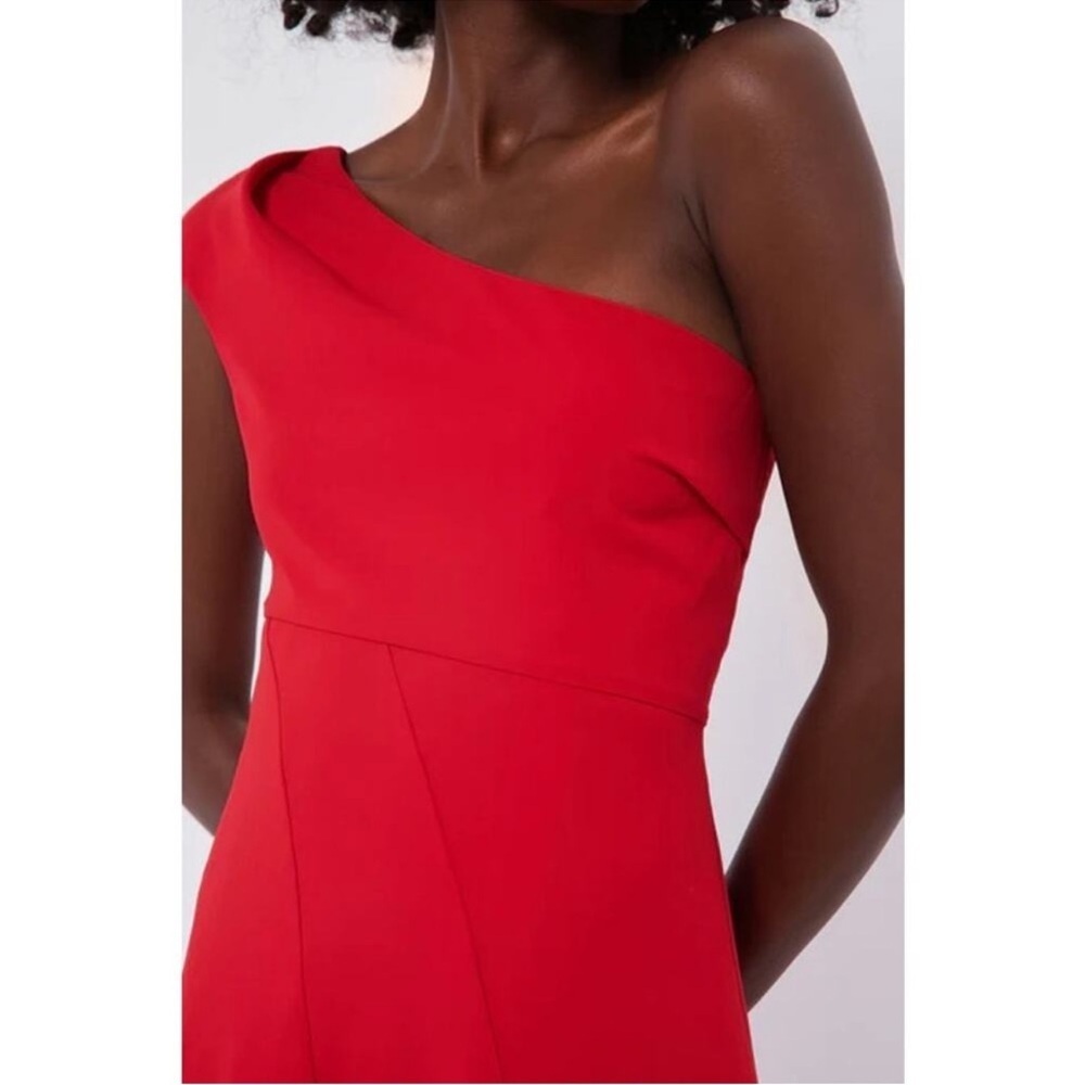 Tuckernuck x India Hicks Scarlet Carmen One Shoulder Midi Dress NWT Size S - Picture 3 of 15